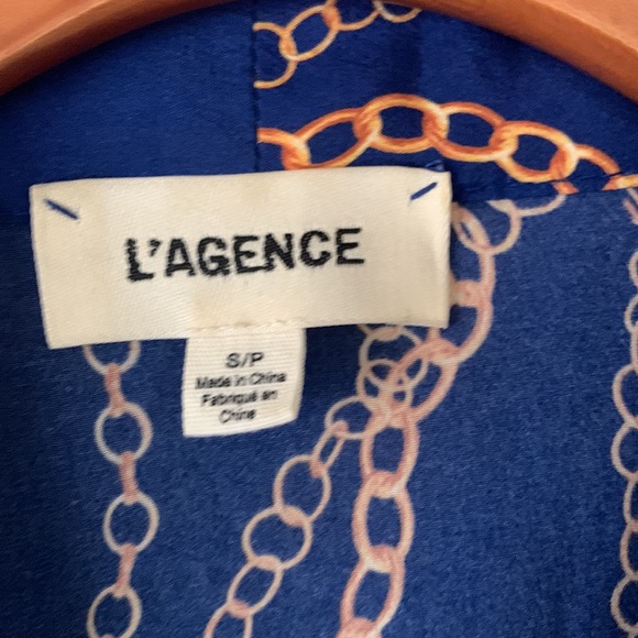 L’Agence Cara Silk Wrap Blouse - Picture 4 of 7